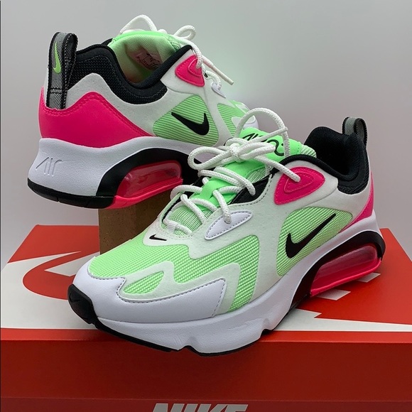 W NIKE AIR MAX 200 white/hyper pink - Picture 2 of 16